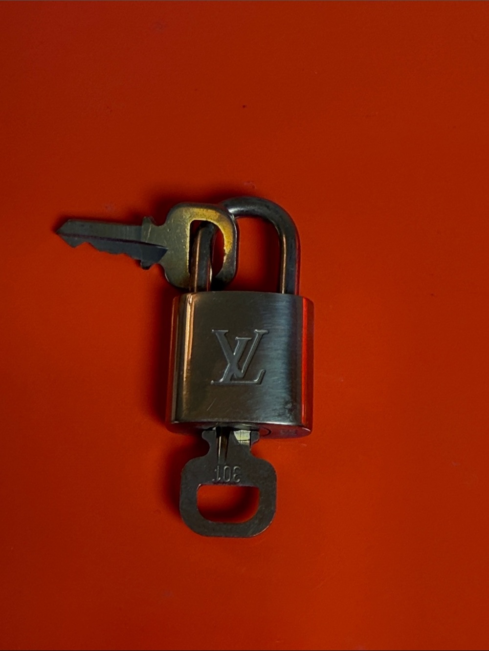 Louis Vuitton  Brass Padlock with Keys